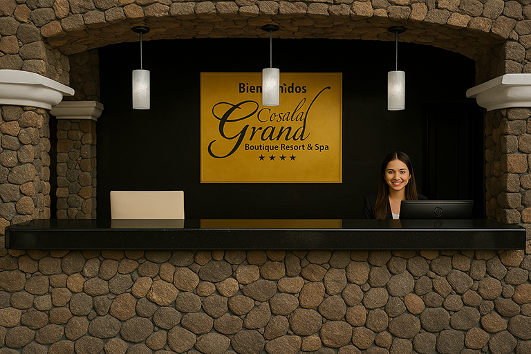 Recepción del Hotel Cosalá Grand
